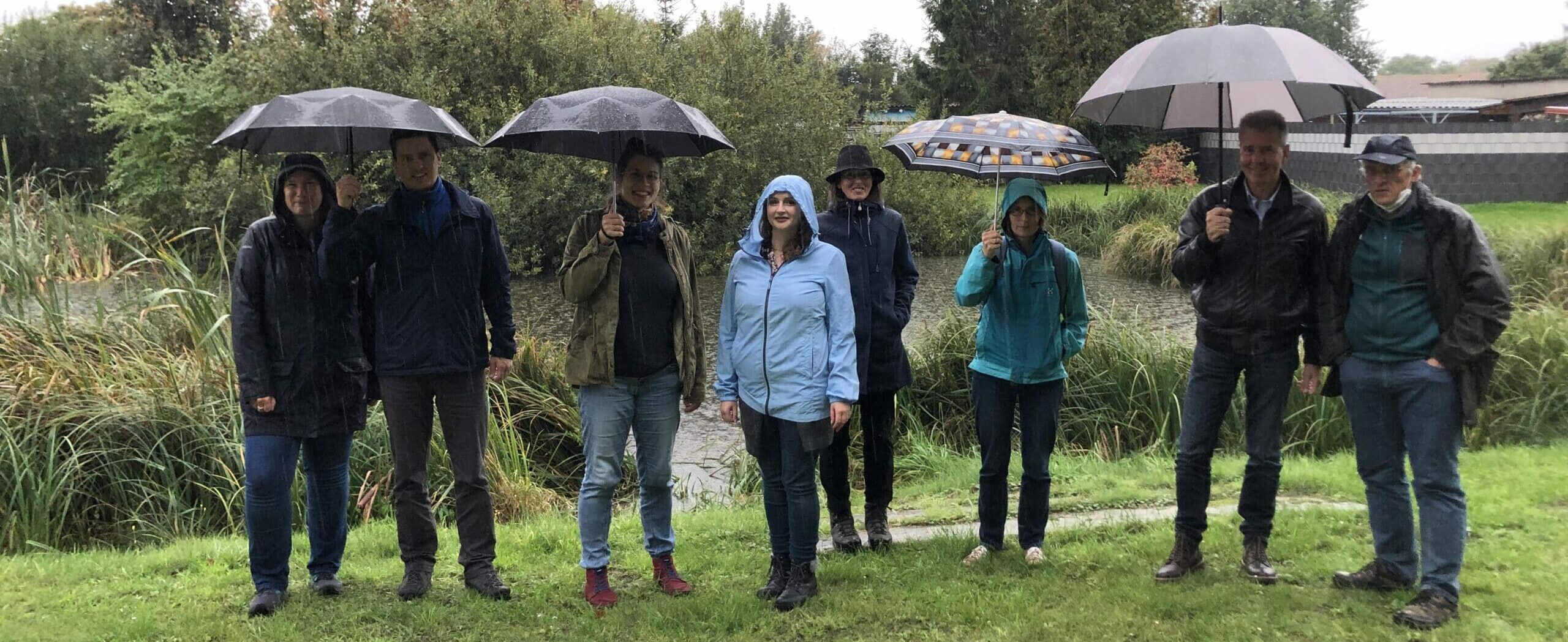 Teilnehmer des 2. PAG Treffen am Dorfteich Gingst, Rügen